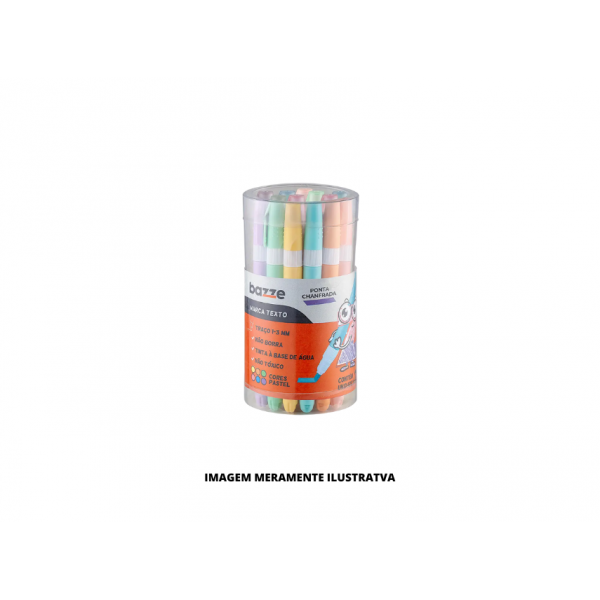 MARCA TEXTO - BAZZE - PASTEL - DP24